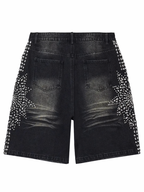 Valley Forever Siren Jorts Black