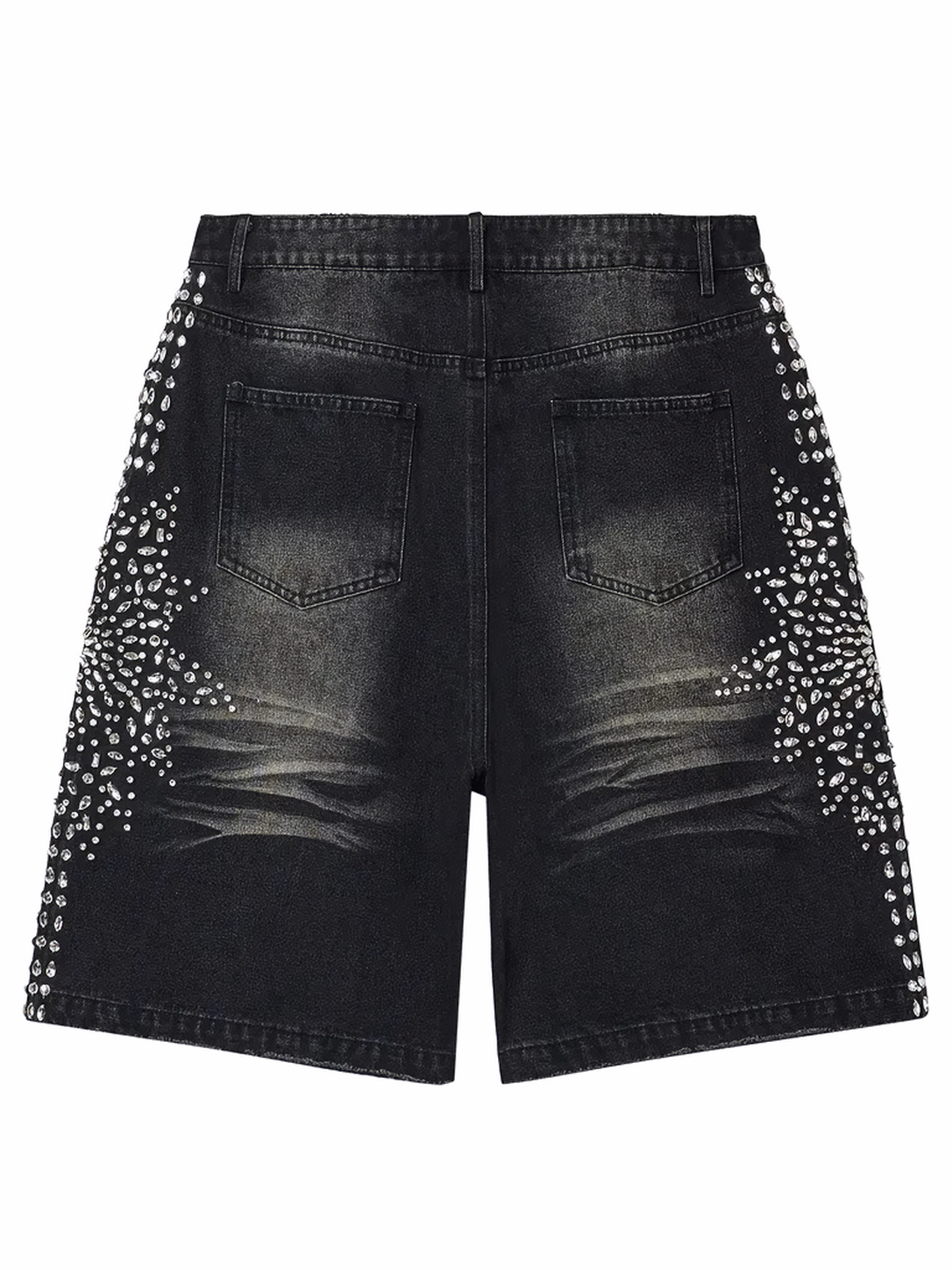 Valley Forever Siren Jorts Black