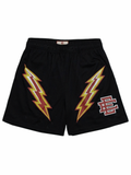 Eric Emanuel EE Basic/Core Lightning Bolt Short Black/Yellow/Red