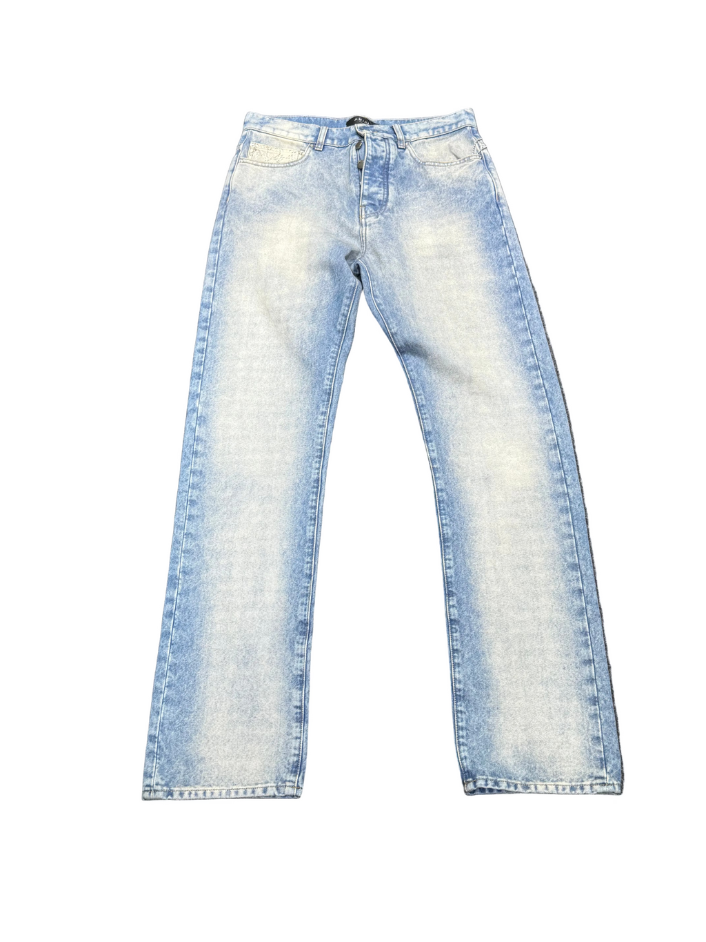 Amiri 3D Bones Skinny-Fit Distressed Appliqued Jeans Clay Indigo