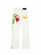 Off-White Baby Brush Contour Jeans White/Multicolor