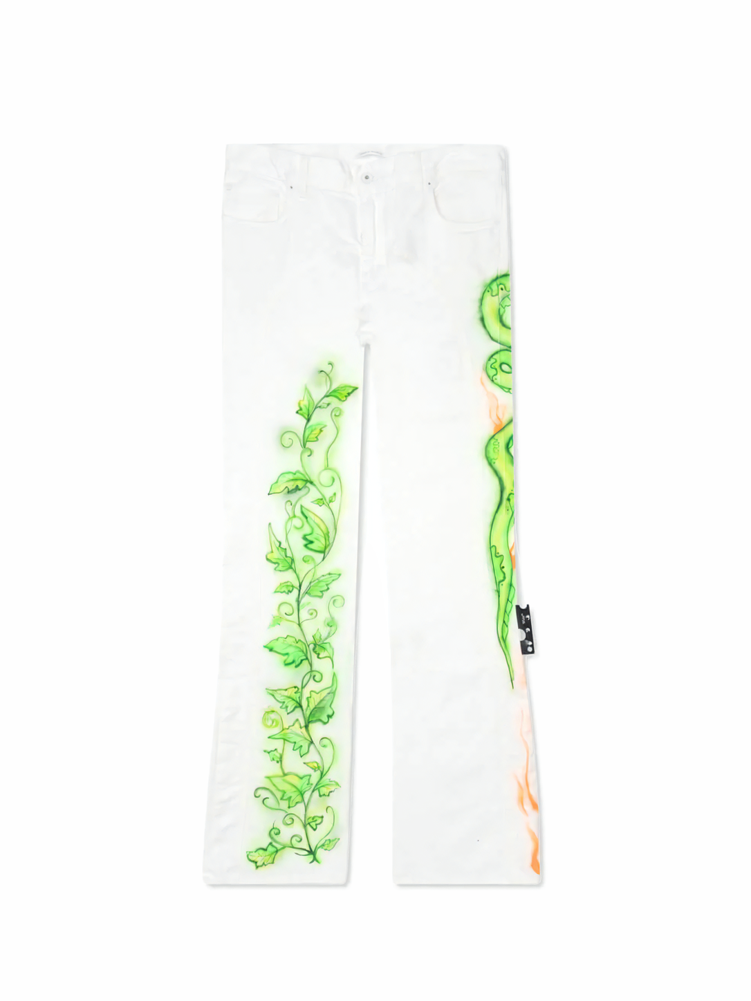Off-White Baby Brush Contour Jeans White/Multicolor