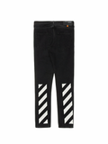 Off-White Diag Slim Fit Denim Jeans Black