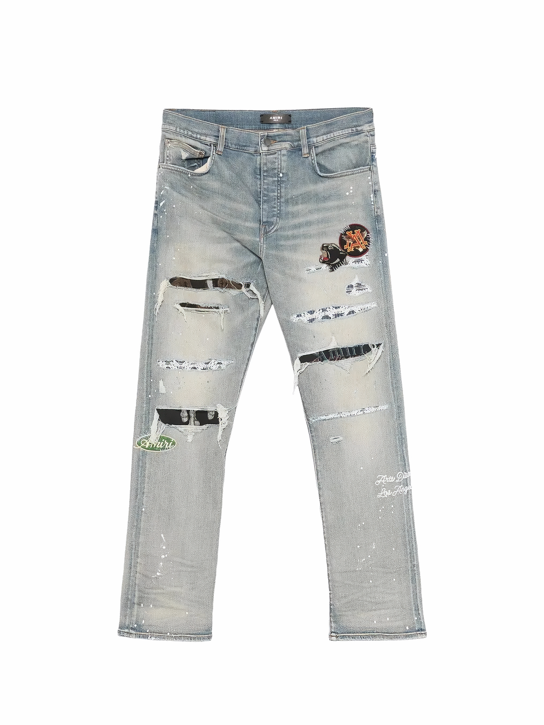 Amiri Vintage Patch Slim Jean Antique Indigo