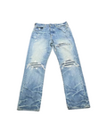 Amiri Suede Straight MX1 Jean Antique Indigo