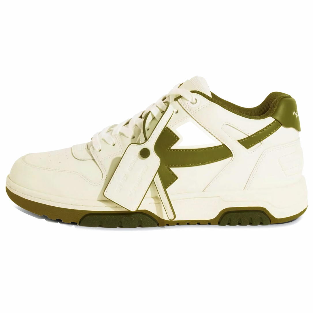 Off-White Out Of Office Cream/Olive Green