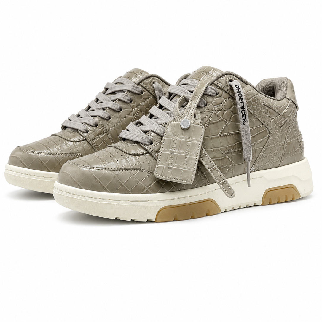 Off-White Out Of Office Croc Print