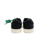 Off-White Low Vulcanized Canvas Sneakers in Black White