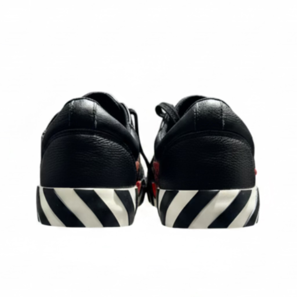 Off-White Vulcanized Low Black White