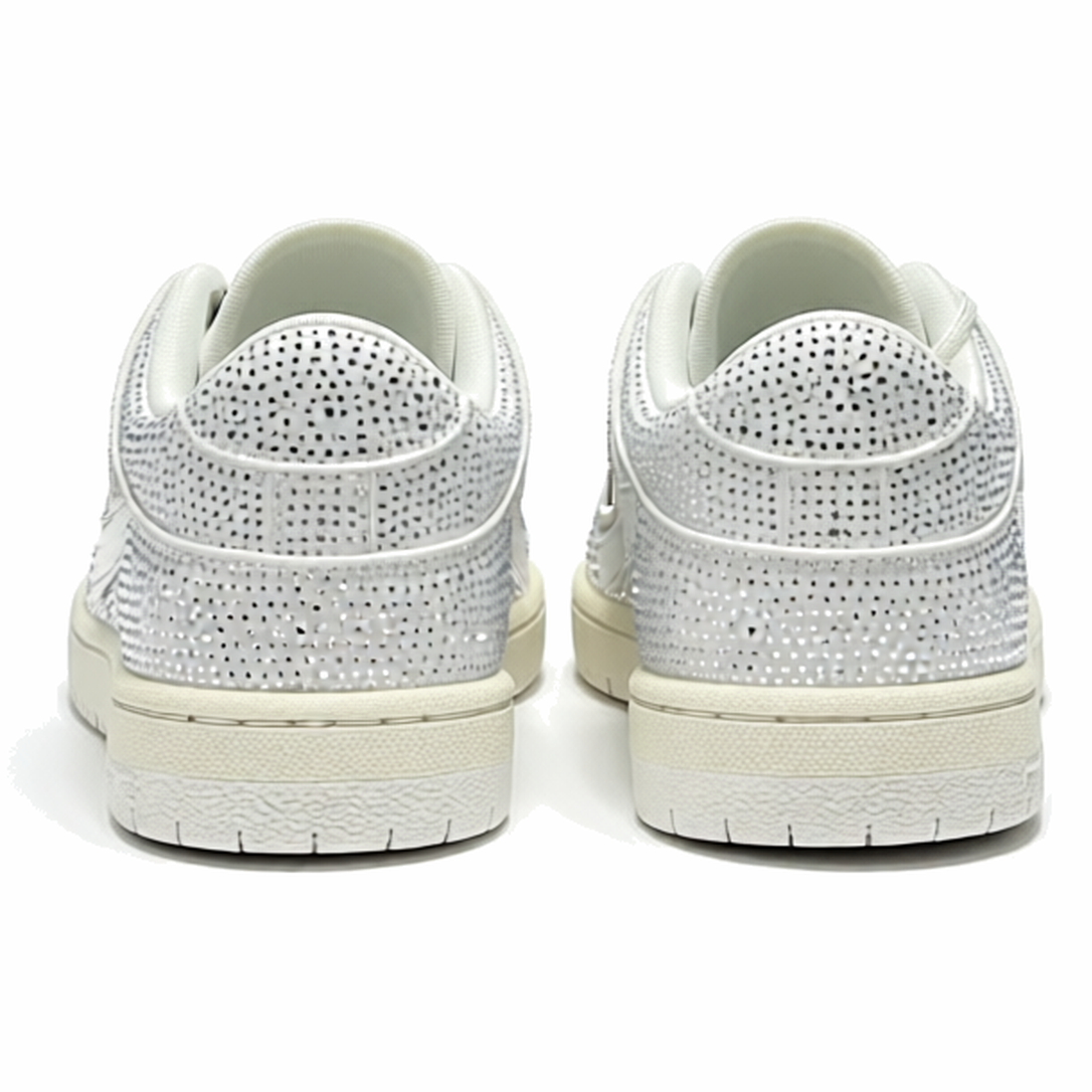 Amiri Skel Top Low Crystal White
