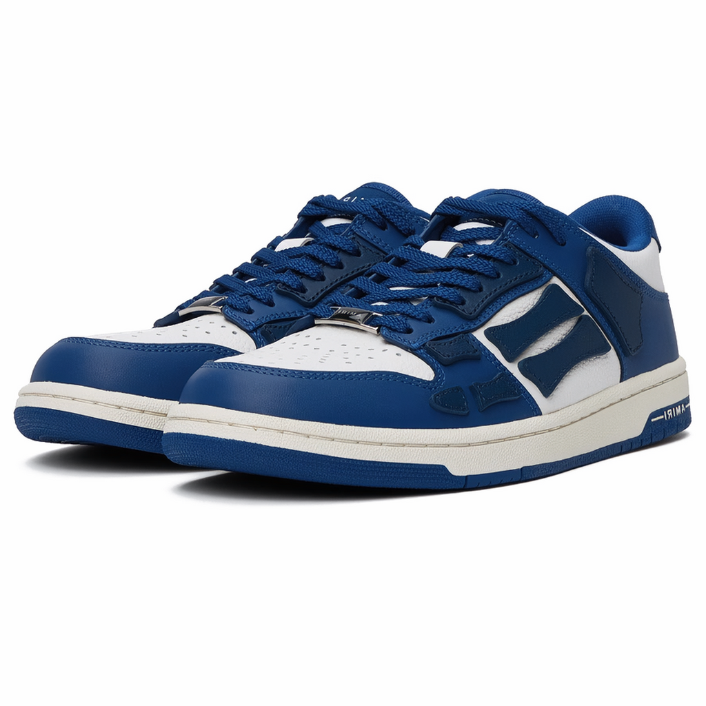 Amiri Skel Top Low Blue/White