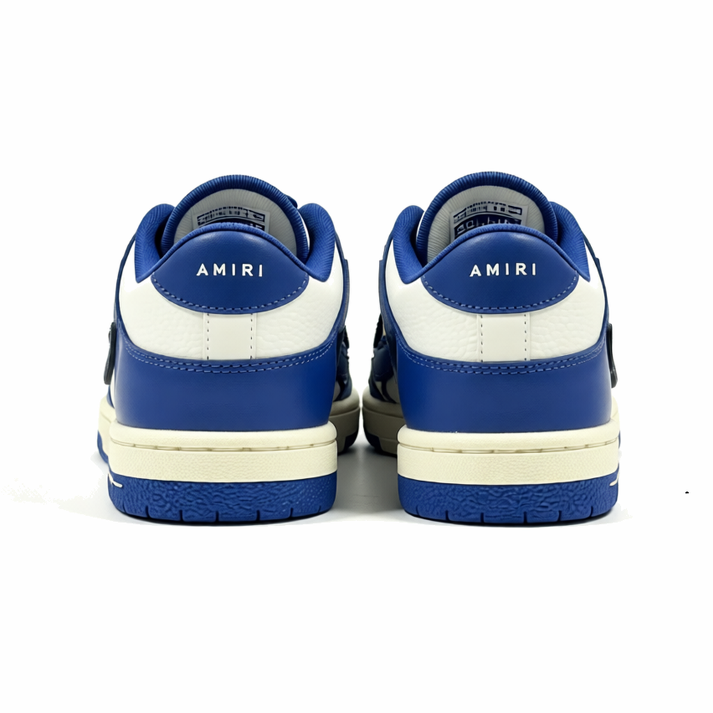 Amiri Skel Top Low Blue/White