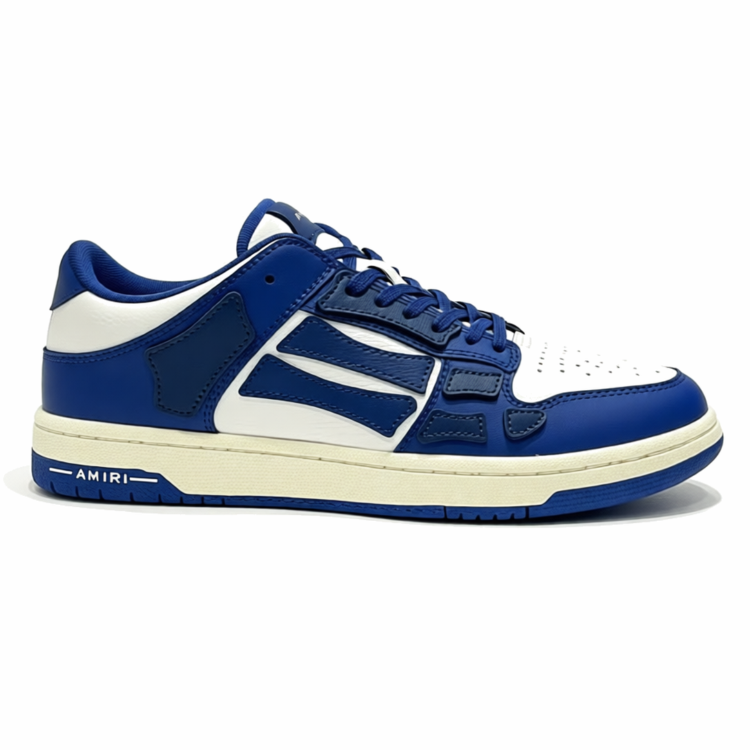 Amiri Skel Top Low Blue/White