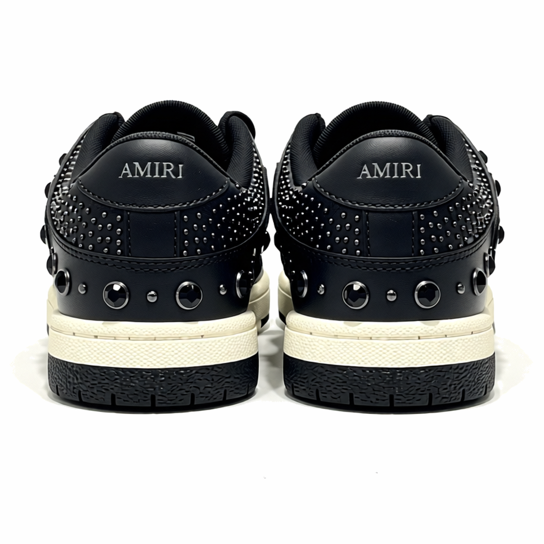 Amiri Skel Top Low Studded Black