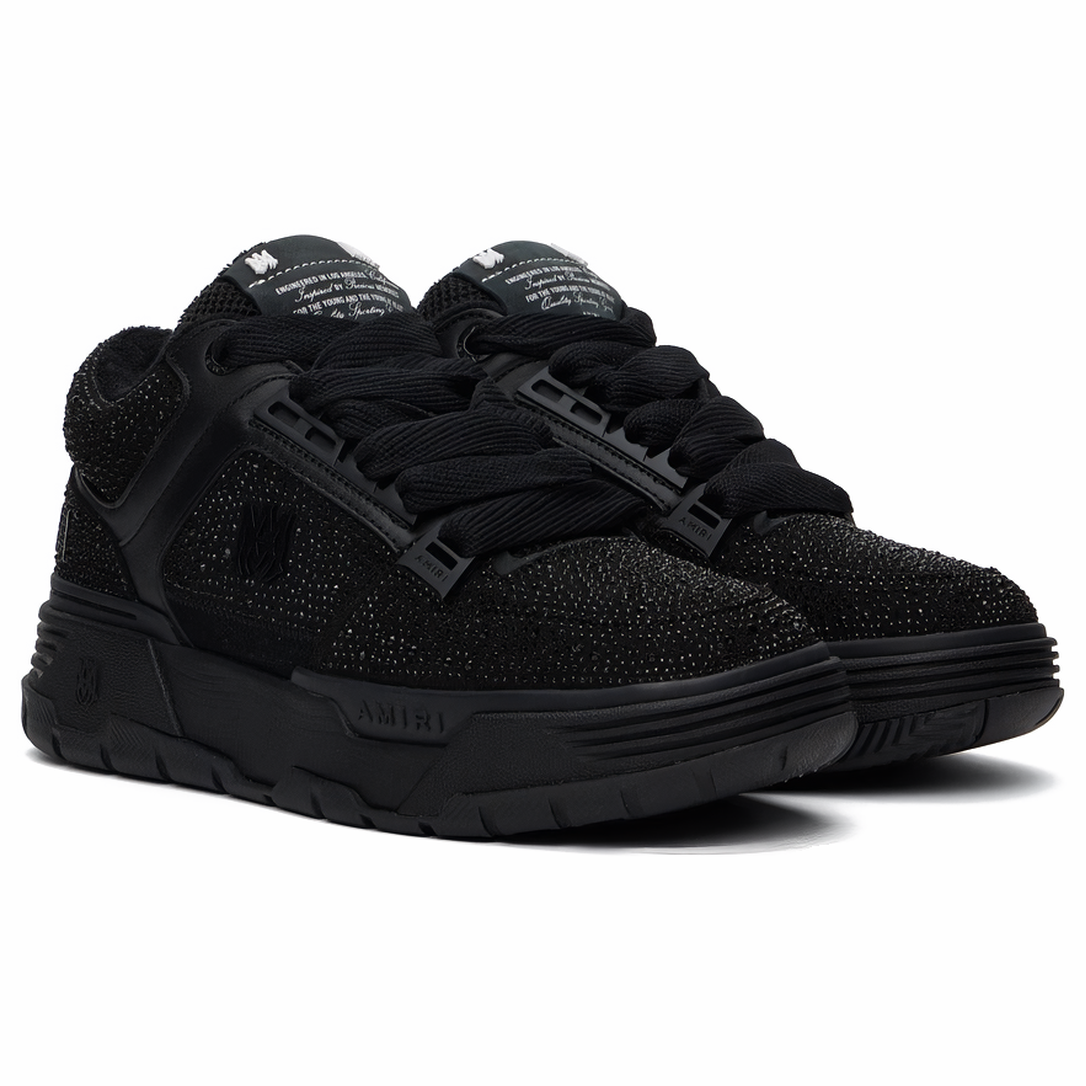 Amiri Crystal MA-1 Black