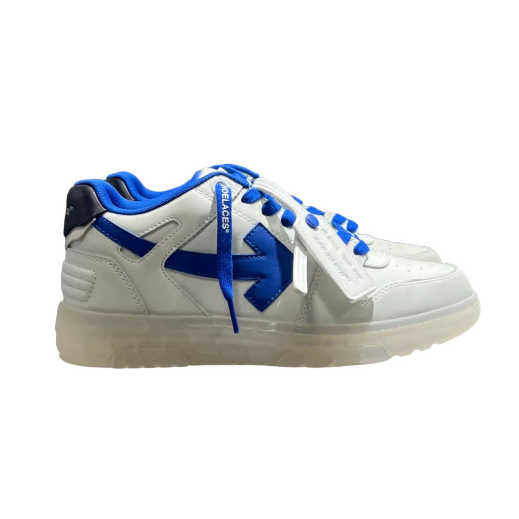 Off-White Out Of Office OOO Low Tops White/Blue/Transparent