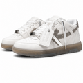 Off-White Out Of Office OOO Metal Low Top Women's White/Gray