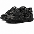 Off-White Out Of Office OOO Low Tops Strass Crystal Embellished (Women's) Black