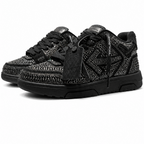 Off-White Out Of Office OOO Low Tops Strass Crystal Embellished (Women's) Black