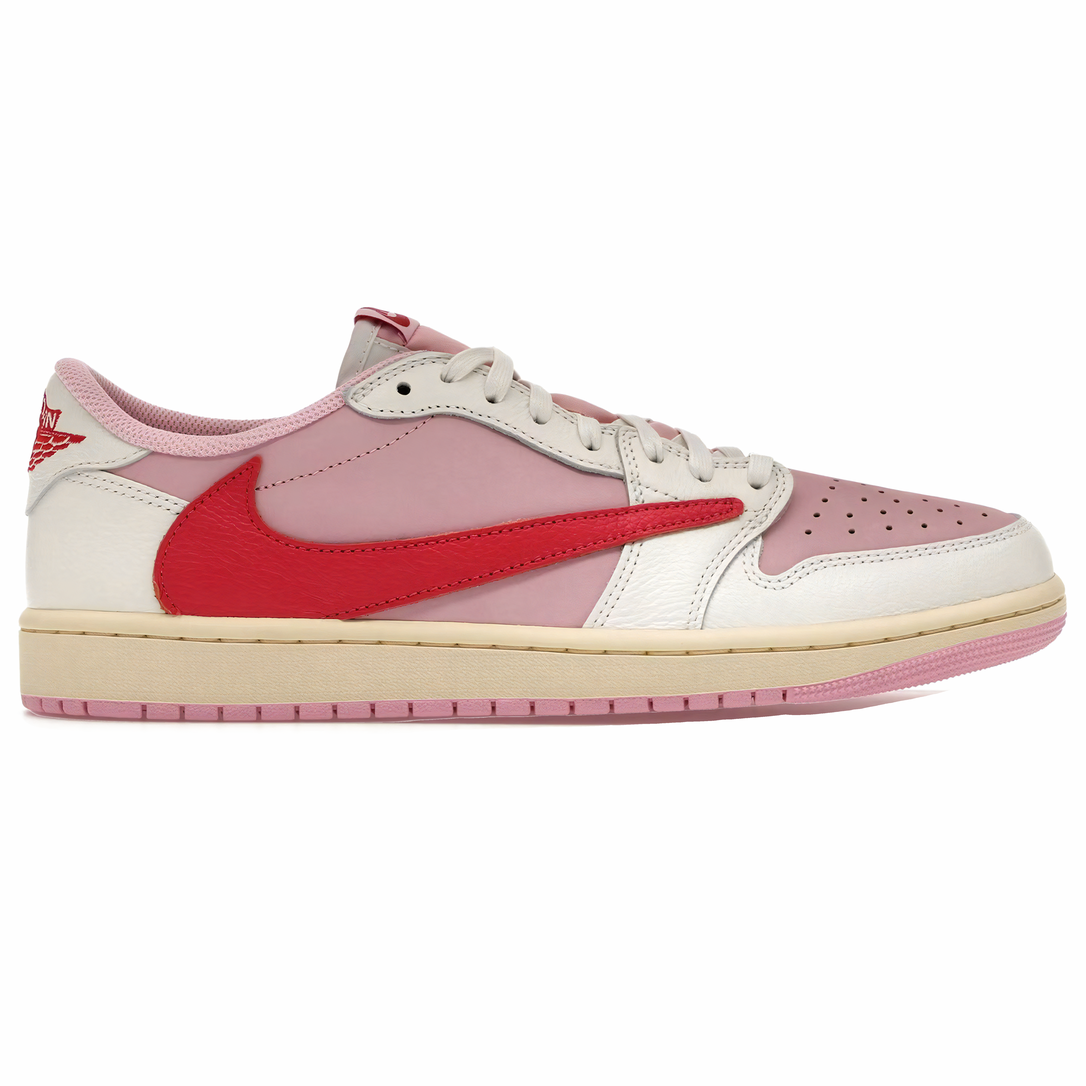 Nike x Travis Scott Jordan 1 Retro Low OG SP Sail/Tropical Pink