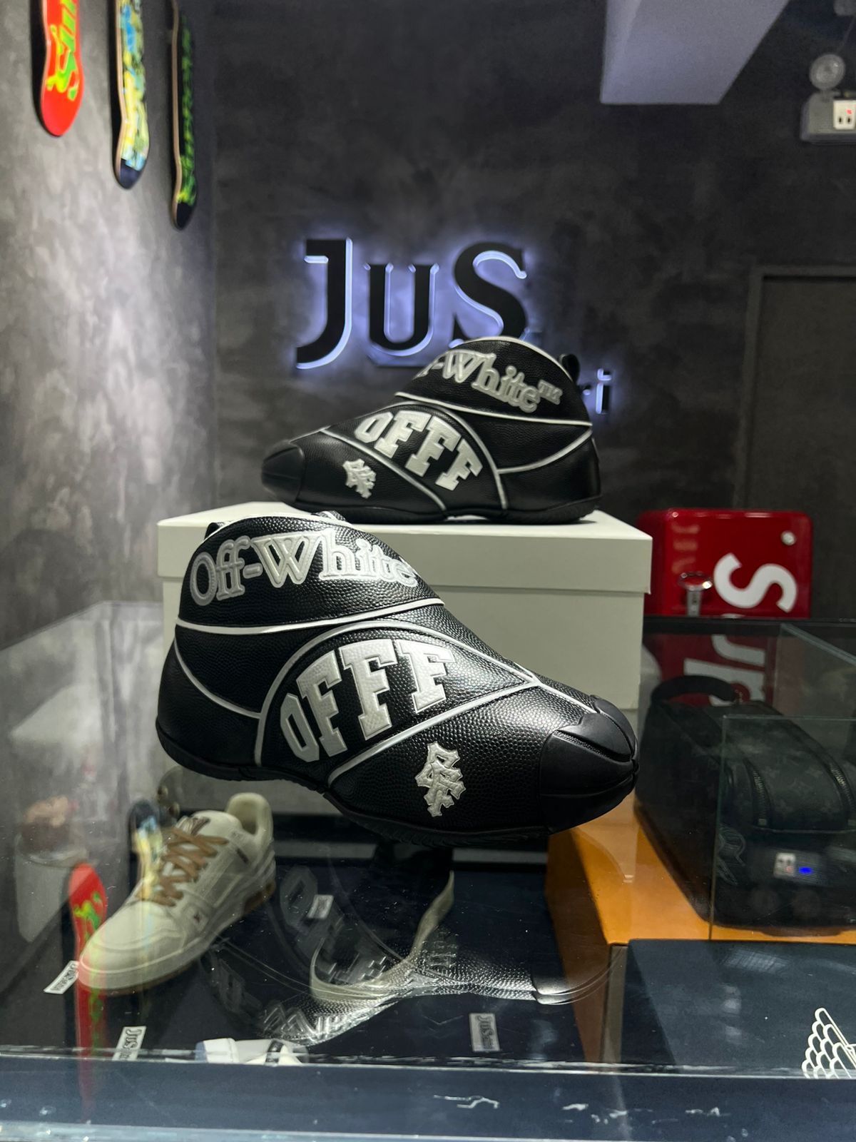 Off-White Black "the Ball" Sneakers