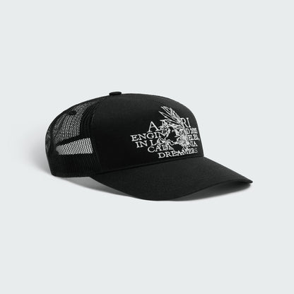 AMIRI Pegasus Trucker Hat Black