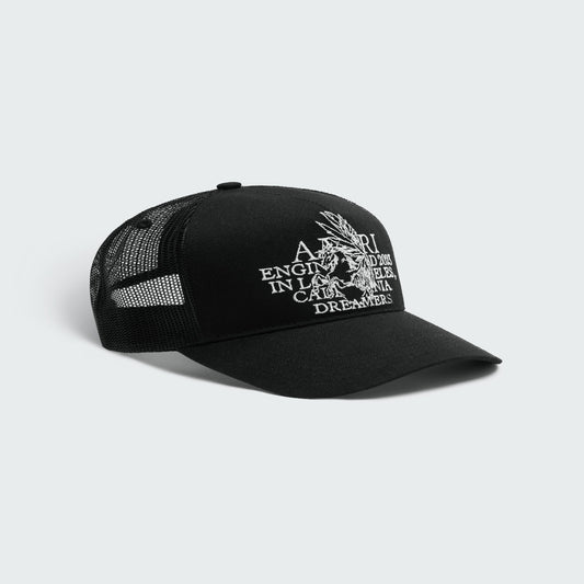 AMIRI Pegasus Trucker Hat Black
