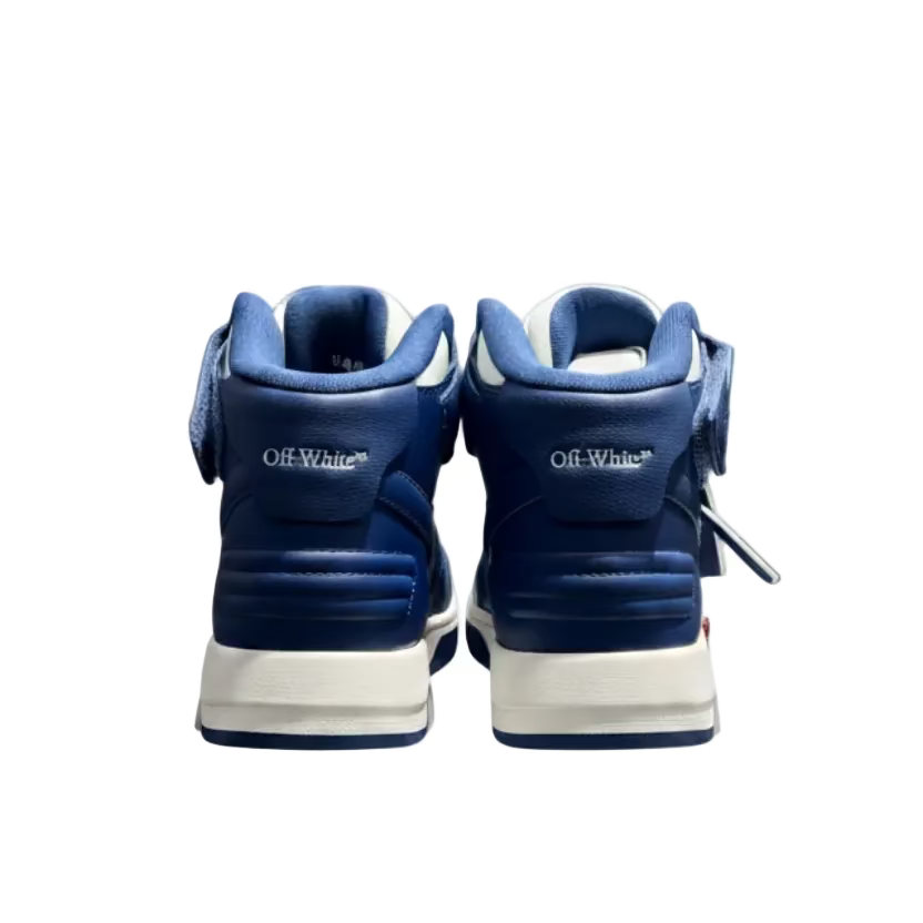 AL - Off-White Out Of Office Mid Top Navy Blue/White