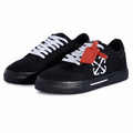 Off-White Vulcanized Leather Sneakers Black