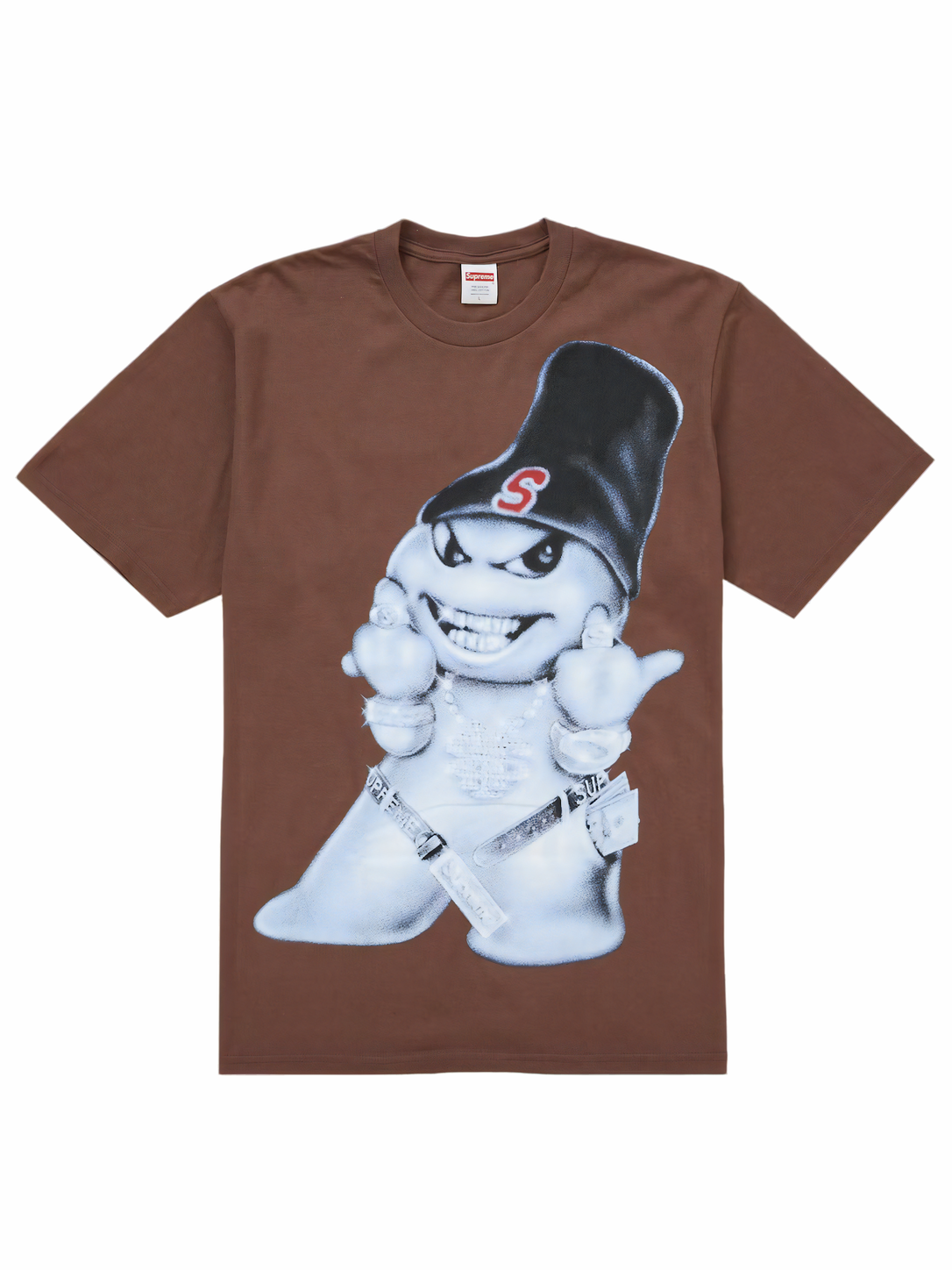 Supreme Snowman Tee Brown