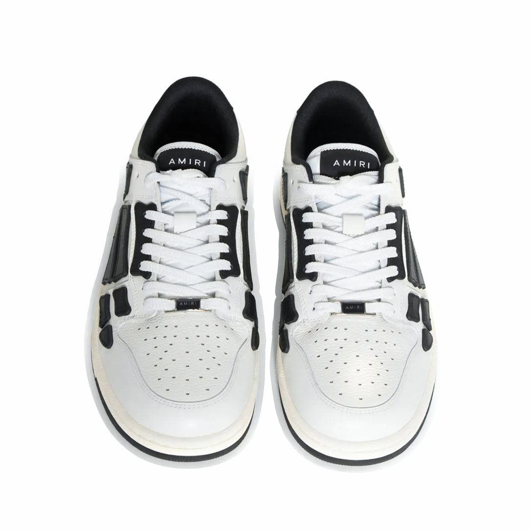 Amiri Skel Top Low White/Black/White