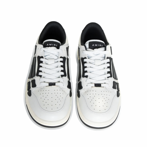 Amiri Skel Top Low White/Black/White