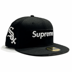 Supreme Gorro MLB Teams Box New Era White Sox Black