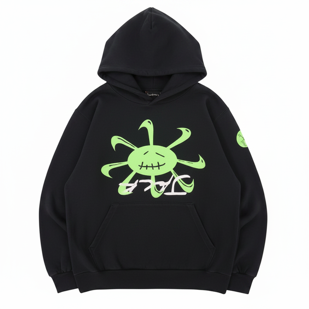 Nike Smiley Glow In The Dark Hoodie x Cactus Jack Grey