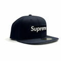 Supreme x New Era Rings Box Logo Navy