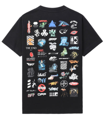 Off White T- shirt Black Logic