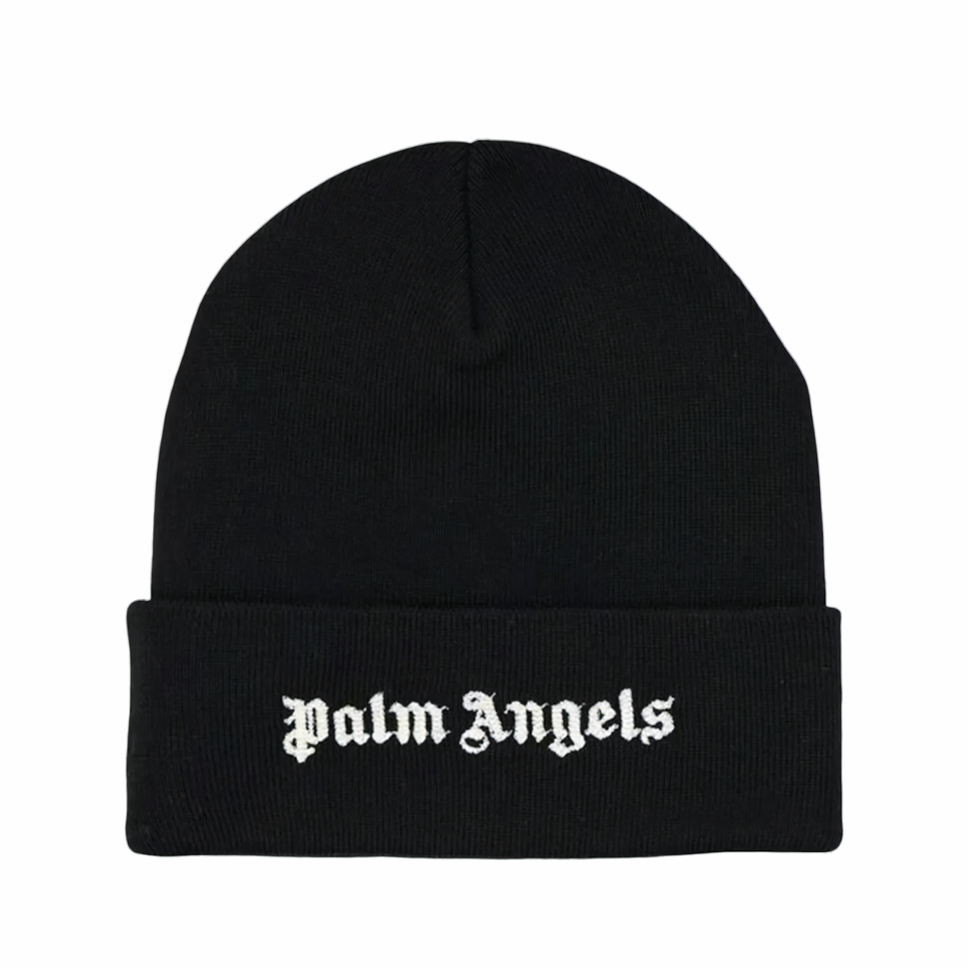 Palm Angels Classic Logo Beanie Black
