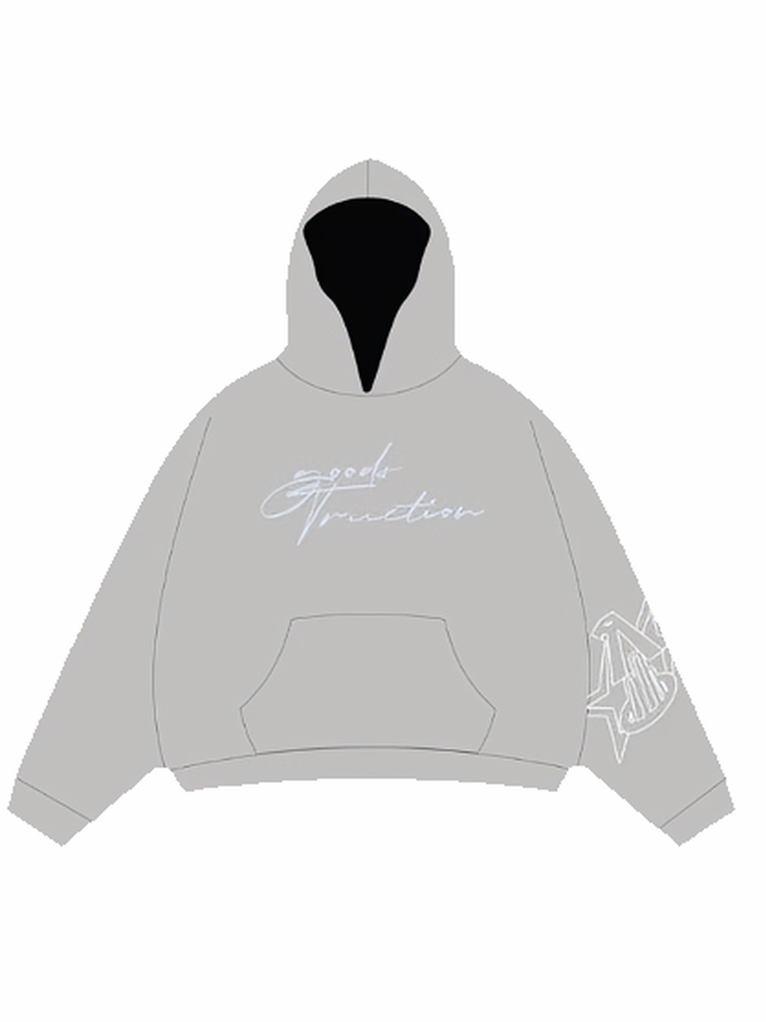 Goods Hoodie Truction Grey