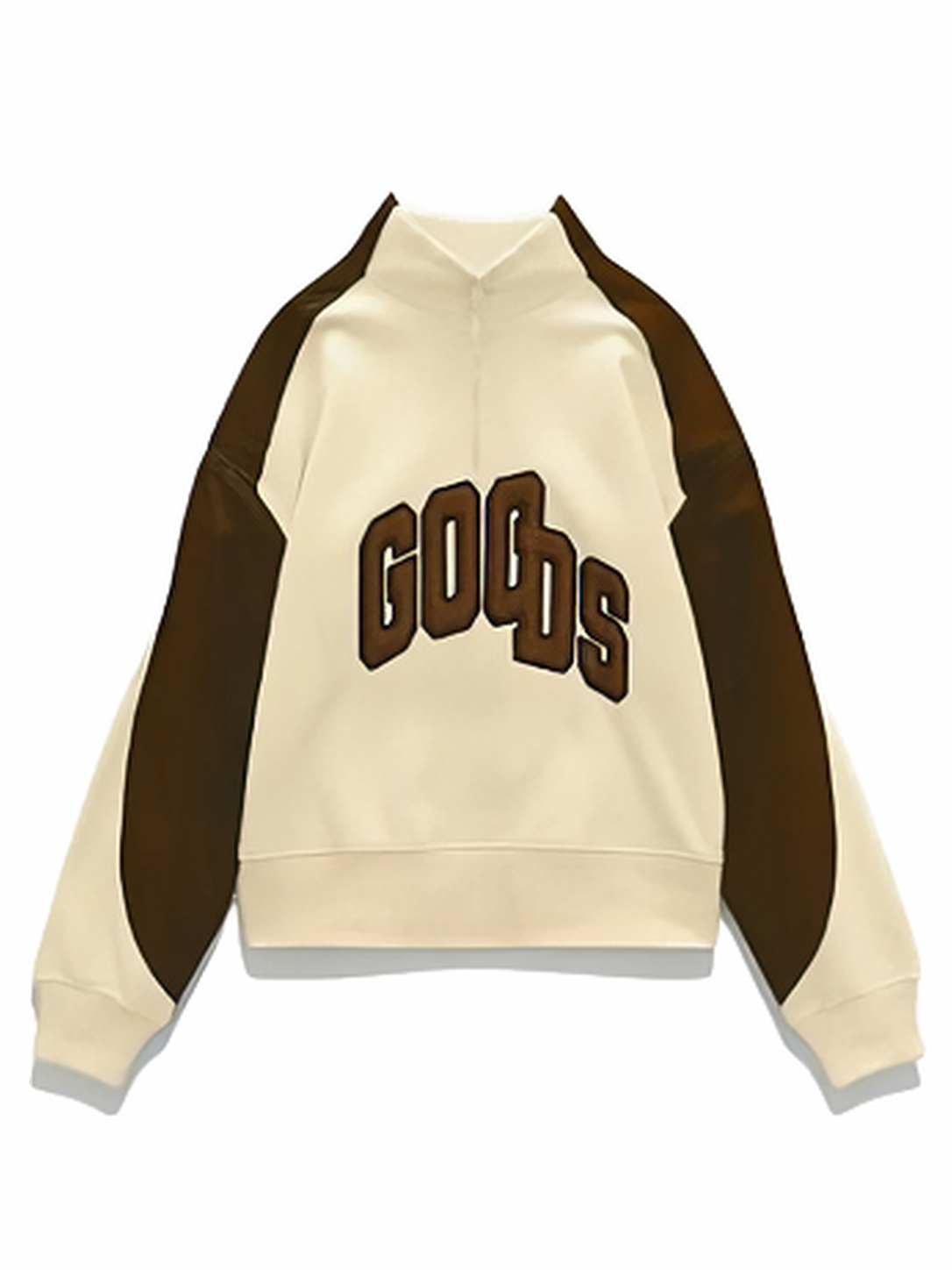 Goods Quarter-Zip Broken Cream/Brown