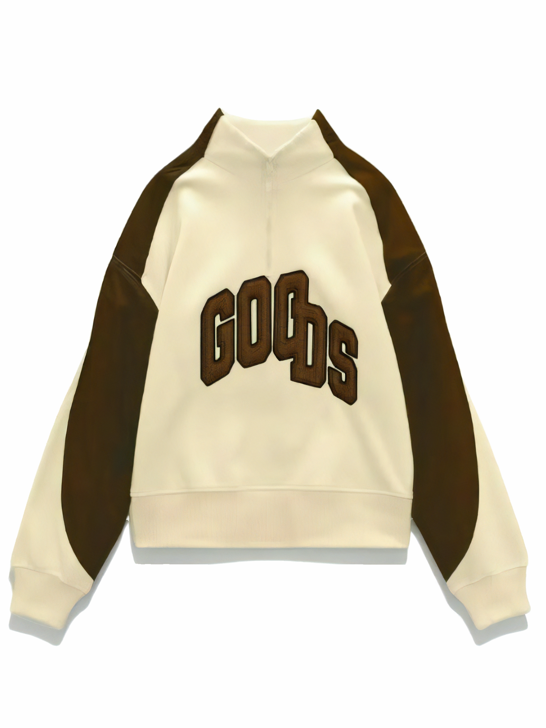 Goods Quarter-Zip Broken Cream/Brown