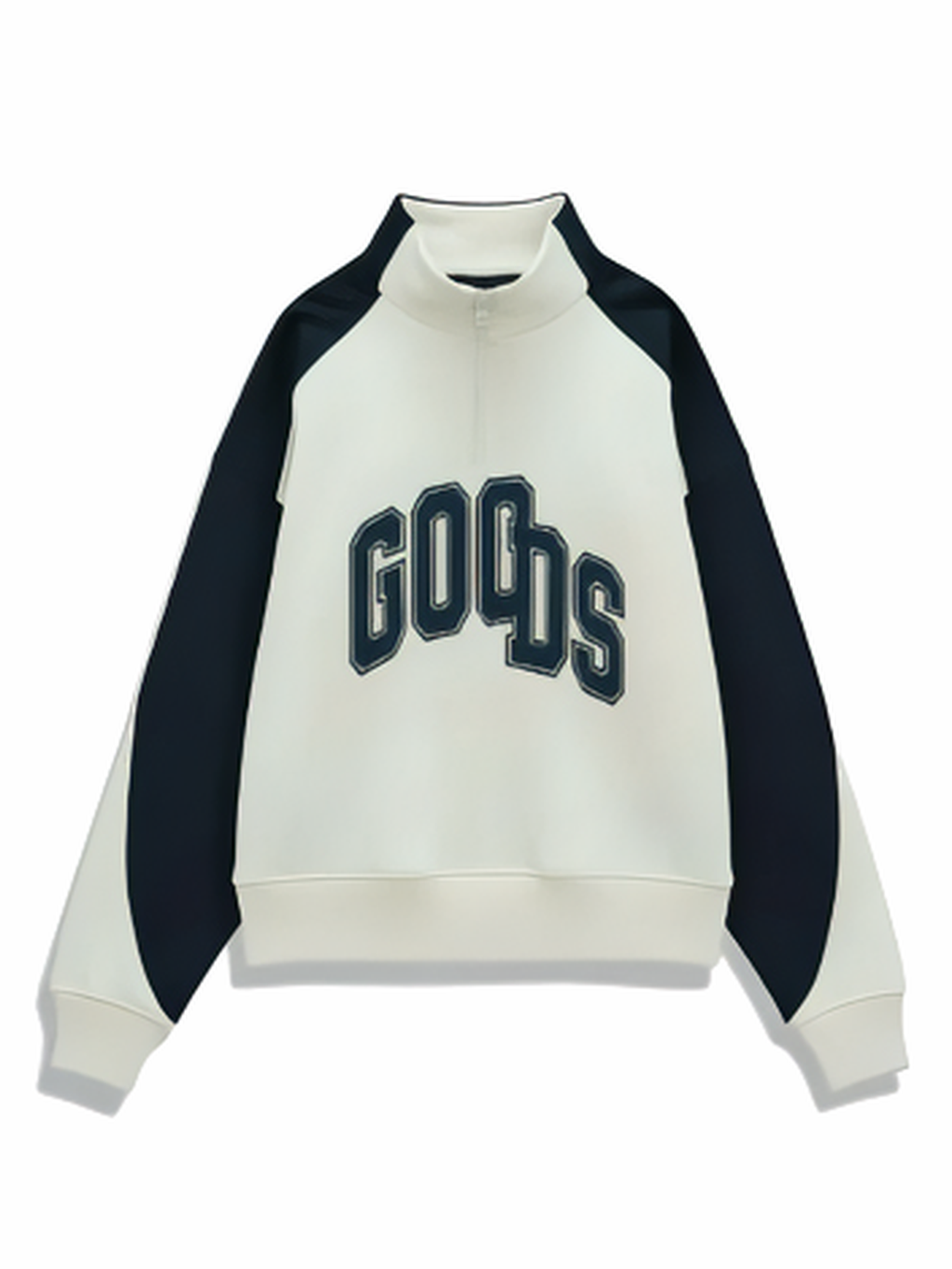 Goods Quarter-Zip Broken Club Cream/Navy