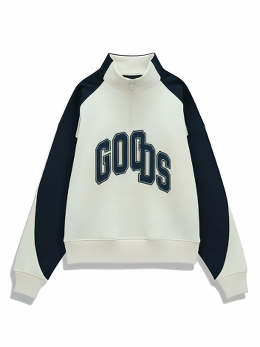 Goods Quarter-Zip Broken Club Cream/Navy