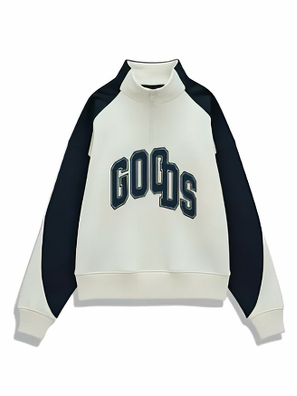 Goods Quarter-Zip Broken Club Cream/Navy