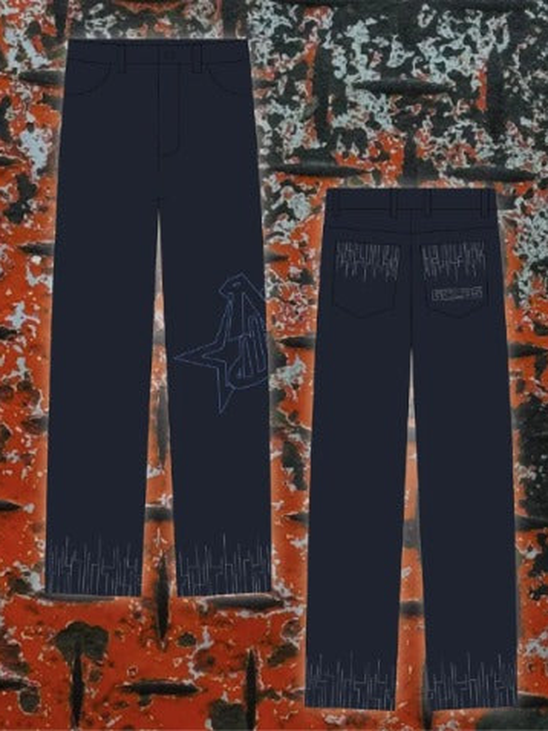 Goods Truction Pants Blue