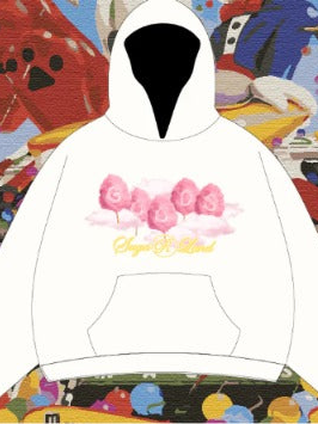 Goods Hoodie Sugar Clouds White