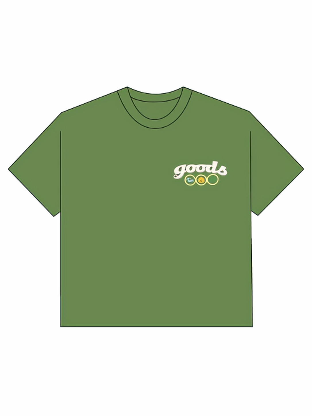 Goods Tee Pearls Green
