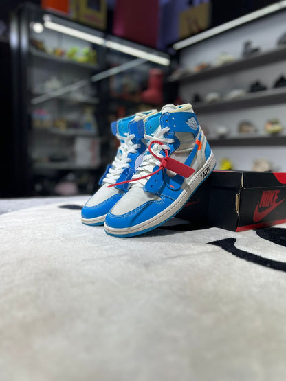 JORDAN RETRO 1 HIGH OFF-WHITE UNIVERSITY BLUE