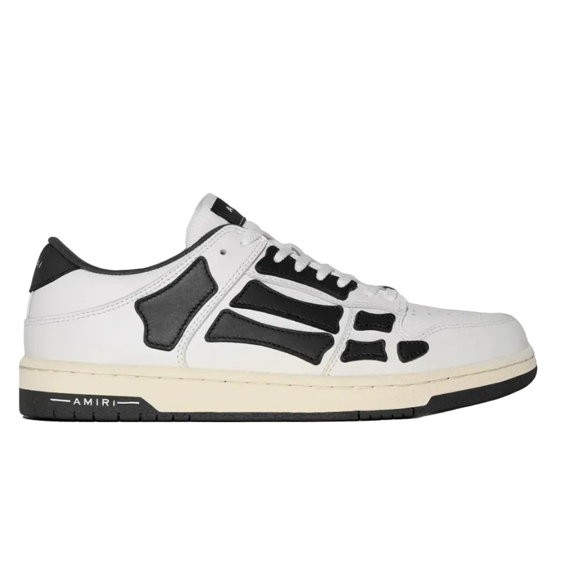 Amiri Skel Top Low White/Black/White