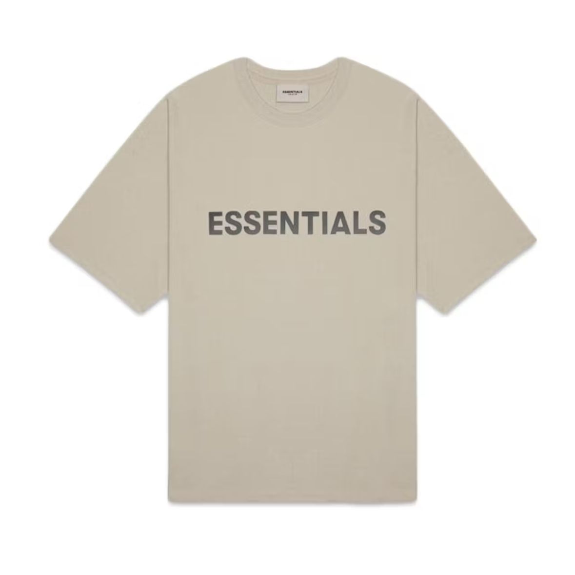 FOG Essentials Boxy T-Shirt Applique Logo Sage