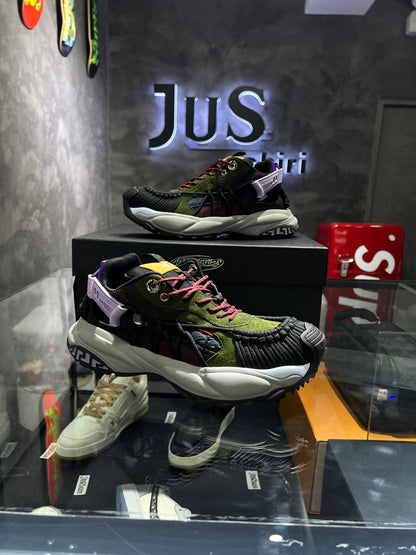 VERSACE Mercury V1  Knotted Cutout Sneakers